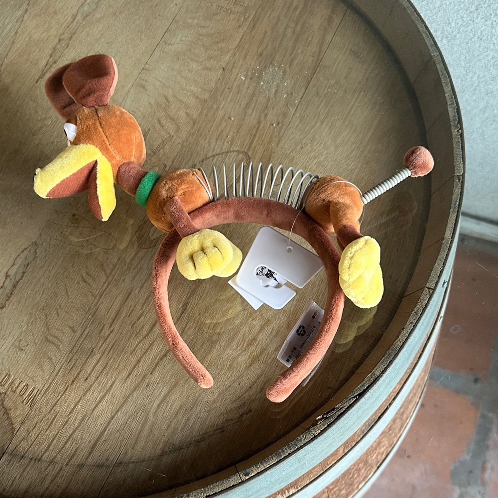 Slinky Dog Plush Headband - Brown and Yellow